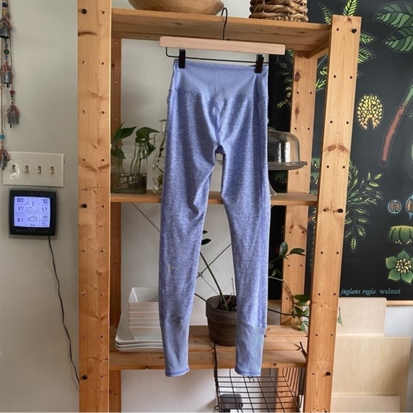 ALO Yoga Purple Heather High-Waist Alosoft Lounge Leggings - Picture 6 of 13